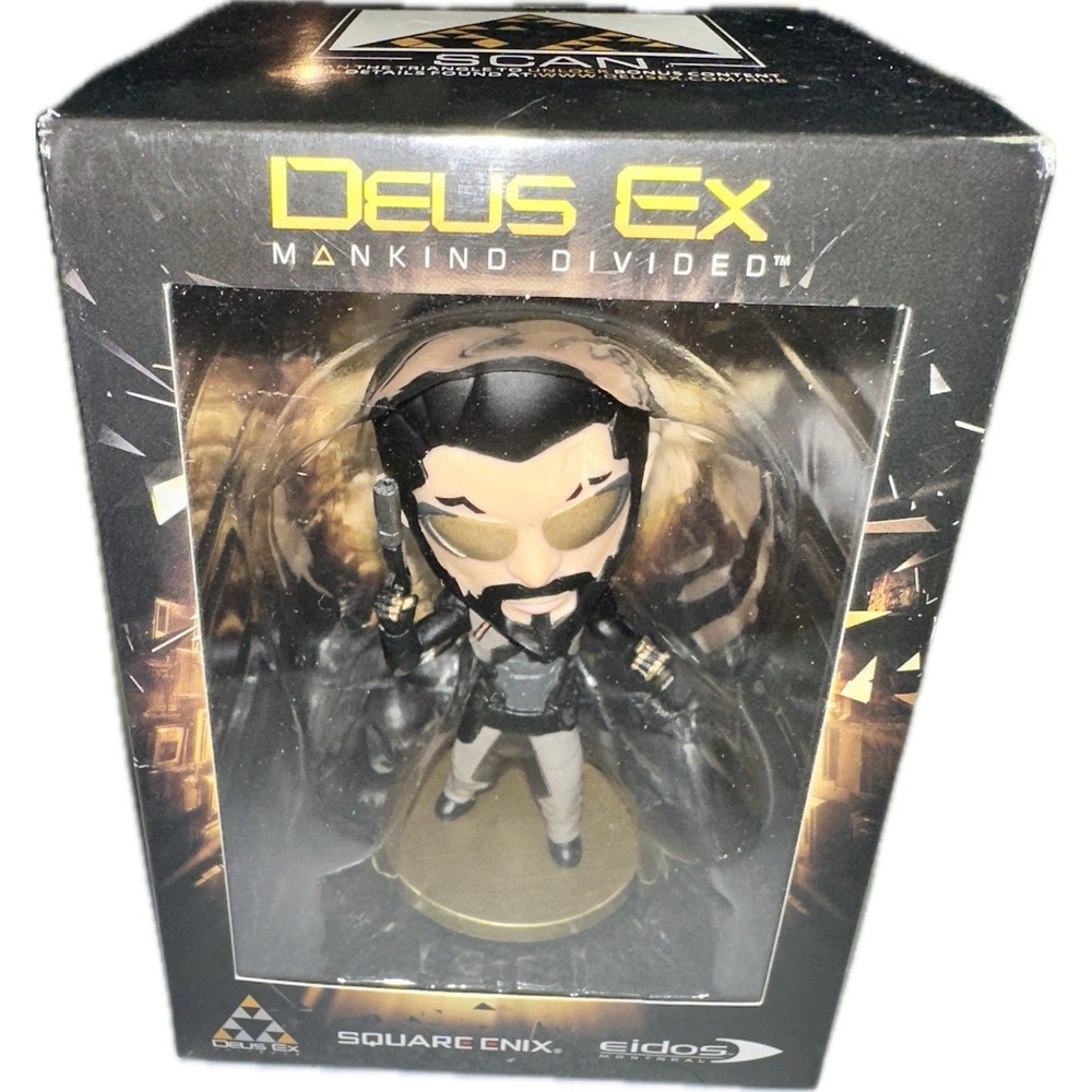 Deus Ex Mankind Divided Adam Jansen 3" Mini Figure NIB‎ Loot Crate Figurine NEW